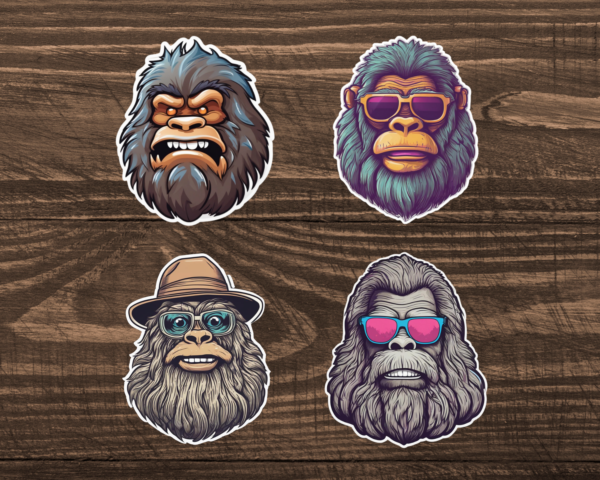 Bigfoot Sticker Set - Image 5